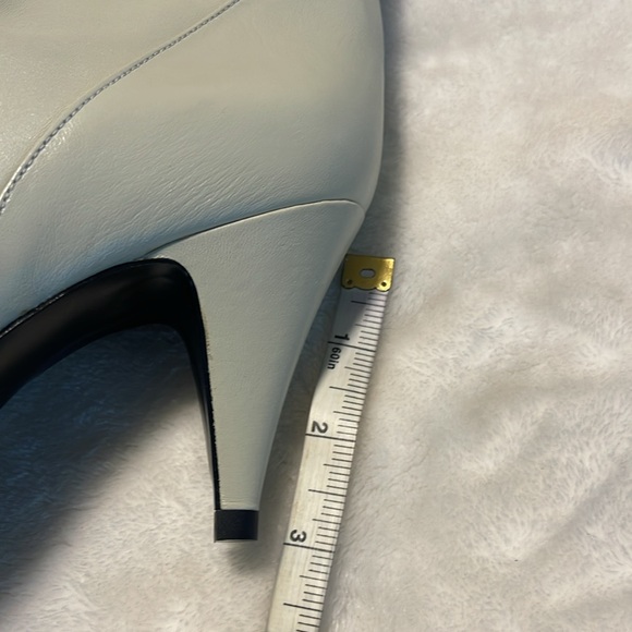 NIB Ladies Gianni Ivory Leather Mid-Hi Shaft Boot Size 7M - Picture 4 of 8